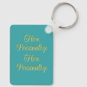  Winter sneeuwvlok lint damast foto Sleutelhanger (Achterkant)