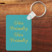  Winter sneeuwvlok lint damast foto Sleutelhanger (Achterkant)