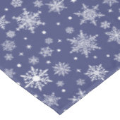 Winter Sneeuwvlok Monogram Tafelkleed (Gekanteld)