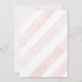 Winter Sneeuwvlok Pinguïn Invitation Baby shower Kaart (Achterkant)