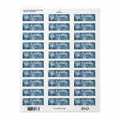 👉 Winter Sneeuwvlok Retouradres Labels (Full Sheet)