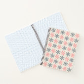 Winter Sneeuwvlok Spiraal Notebook Notitieboek (Binnen)