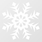 Winter sneeuwvlok venster klampen raamsticker (Vel)