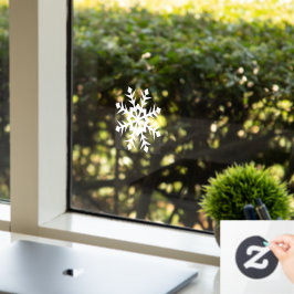 Winter sneeuwvlok venster klampen raamsticker