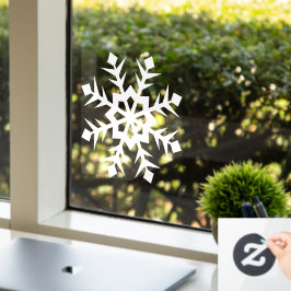 Winter sneeuwvlok venster vastklampen raamsticker