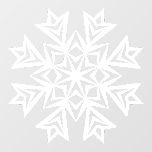 Winter sneeuwvlok venster vastklampen raamsticker (Vel)