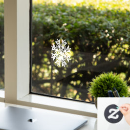 Winter sneeuwvlok venster vastklampen raamsticker