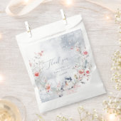 Winter sneeuwvlokken Baby zijn koud buiten Bedankzakje (Geknipt)