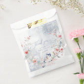 Winter sneeuwvlokken Baby zijn koud buiten Bedankzakje (Gezegeld)