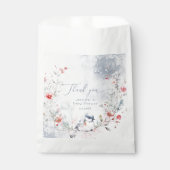 Winter sneeuwvlokken Baby zijn koud buiten Bedankzakje (Voorkant)