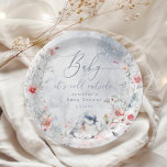 Winter sneeuwvlokken Baby zijn koud buiten Bird Papieren Bordje<br><div class="desc">Winter sneeuwvlokken Baby zijn koud buiten Bird Paper Borden Overeenkomende items beschikbaar.</div>