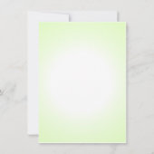 Winter Sneeuwvlokken Bayberry Green Kaart (Achterkant)