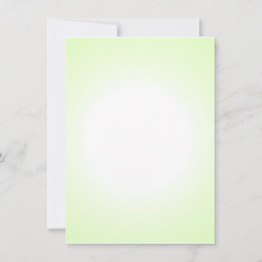 Winter Sneeuwvlokken Bayberry Green Kaart (Achterkant)