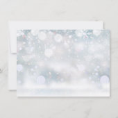 Winter Sneeuwvlokken Hart Script Details Informati Kaart (Achterkant)