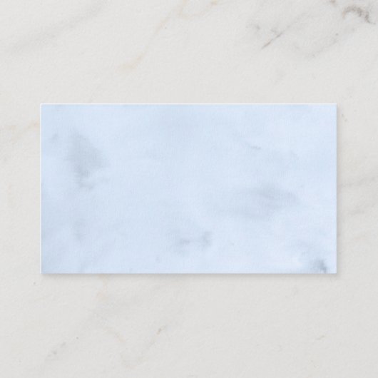 Winter Sneeuwvlokken Jongen Baby shower Luier Raff Informatiekaartje (Achterkant)