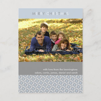 Winter Sneeuwvlokken :: Kerstfoto Briefkaart