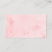 Winter Sneeuwvlokken Meisje Baby shower Luier Raff Informatiekaartje (Achterkant)