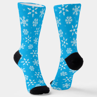Winter Sneeuwvlokken Patroon Sokken