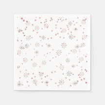 Winter Sneeuwvlokken Roze & Zilver