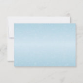 Winter Sneeuwvlokken RSVP-kaarten RSVP Kaartje (Achterkant)