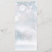 Winter Sneeuwvlokken Signature Script Wedding Menu (Achterkant)