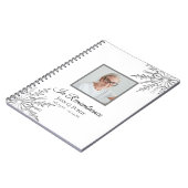 Winter Sneeuwvlokken Viering van het Leven Begrafe Notitieboek (Linkerzijde)