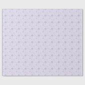 Winter Sneeuwvlokken Violet Kerst wrapping papier (Vlak)
