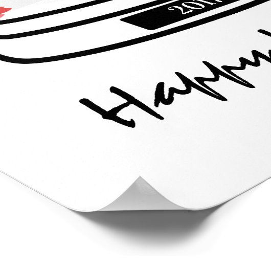 Winter SneeuwWereldbol Holiday Poster Sign (Hoek)