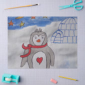 Winter Sneeuwwitpapier Tissuepapier (Craft)