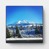 Winter Snow at Mount Shasta, CA Fotoplaat (Voorkant)