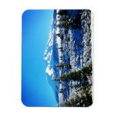 Winter Snow at Mount Shasta, CA Magneet (Verticaal)