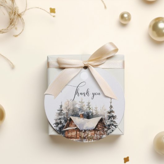 Winter Snow Baby Het is koud buiten Bedankjes Labels