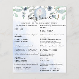 Winter Snow Baby Trivia | BABY SHOWER