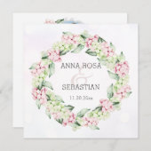 ** Winter Snow Berry AR12 Boho QR RSVP bruiloft Kaart (Voorkant / Achterkant)