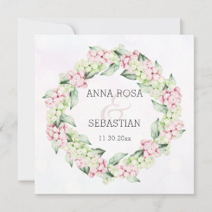 *~* Winter Snow Berry AR12 Boho QR RSVP Wedding Kaart