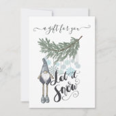 Winter Snow Cadeaubon (Voorkant)