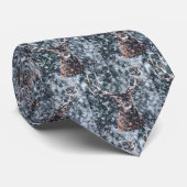 Winter Snow Deer Stropdas (Opgerold)