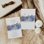 Winter Snow Forest Baby Het is koud buiten Kaart