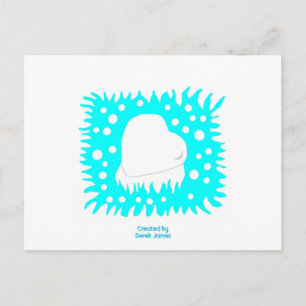Winter Snow Heart Briefkaart