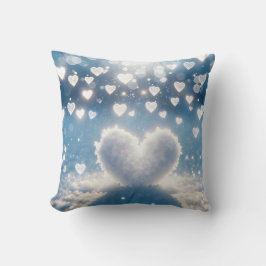 Winter Snow Hearts Kussen