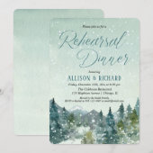 Winter Snow herfst Mountains rustiek repetitiedine Kaart (Voorkant / Achterkant)