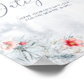 Winter Snow in Love Date jar bruidsspel Poster (Hoek)