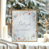 Winter Snow in Love Date jar bruidsspel Poster