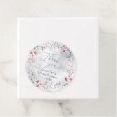 Winter Snow in Love vrijgezellenfeest bedankt Bedankjes Labels (In situ)