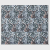 Winter Snow-kerstfeestdag Cadeaupapier (Vlak)