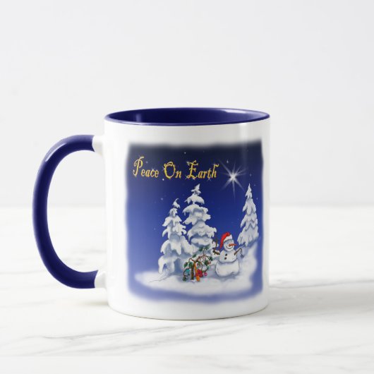 Winter Snow Man Peace on Earth Mok (Links)