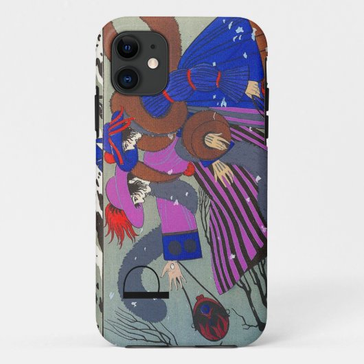 WINTER SNOW MODE MONOGRAM Case-Mate iPhone CASE (Achterkant)