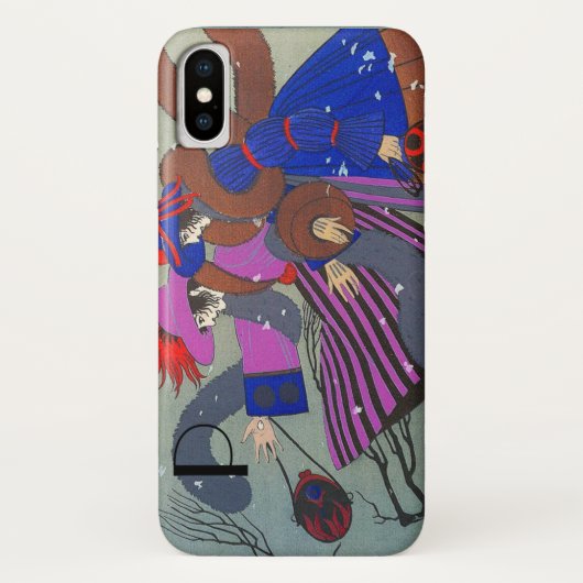 WINTER SNOW MODE MONOGRAM Case-Mate iPhone CASE (Achterkant)