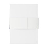 Winter Snow Mountain Ski Landschap Wedding Uitnodigingen Wikkel (Achterkant Voorbeeld)