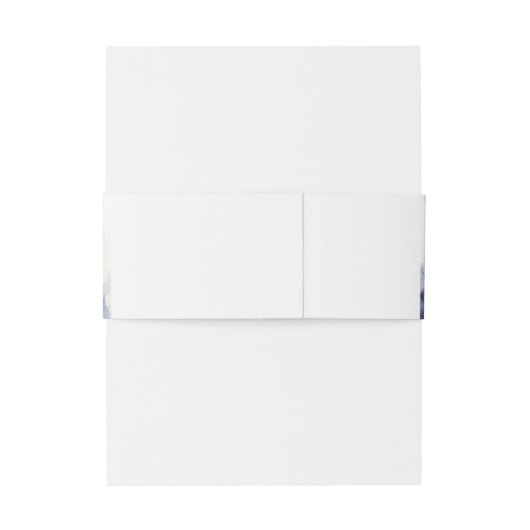 Winter Snow Mountain Ski Landschap Wedding Uitnodigingen Wikkel (Achterkant Voorbeeld)